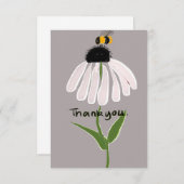 Daisy and Bee Adorable Art Card Dankeskarte (Vorne/Hinten)