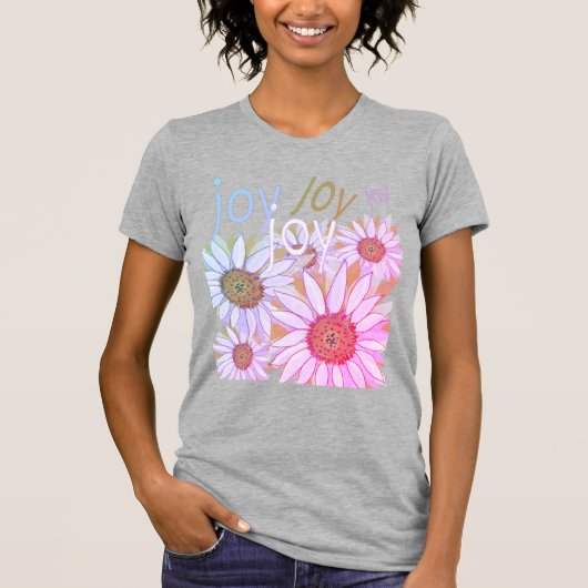 Daisy and Daffodils: Blumenträume von Joy T - Shir T-Shirt (Vorderseite)