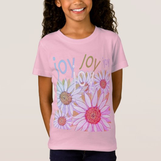 Daisy and Daffodils: Blumenträume von Joy T - Shir T-Shirt (Vorderseite)