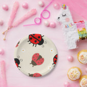 Daisy and Ladybug Birthday Party Paper Plates Pappteller (Party)