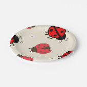 Daisy and Ladybug Birthday Party Paper Plates Pappteller (Schrägansicht)