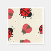 Daisy and Ladybug Birthday Party  Serviette (Vorderseite)