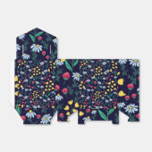 daisy and lily floral botanical flower print, geschenkschachtel (Ungefaltet)