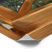 Daisy and Rocks Fake, Imitate Window Illusion Poster (Ecke)