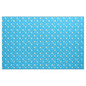 Daisy and Swirl Blue White Floral Pattern Stoff (Yard (91,4 cm))