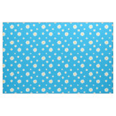 Daisy and Swirl Blue White Floral Pattern Stoff (Fat Quarter (45,7 x 55,9 cm))