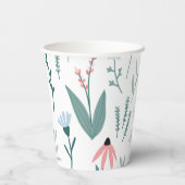 Daisy and Tulip Party Cups Pappbecher (Rückseite)