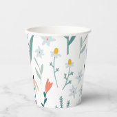 Daisy and Tulip Party Cups Pappbecher (Vorderseite)