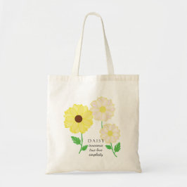 Daisy April Birth Month Blume Bag Tragetasche