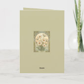 Daisy Aprils himmlische Blumen Karte (Rückseite)