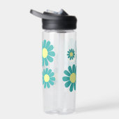 Daisy Aquamarin Monogram Trinkflasche (Rechts)