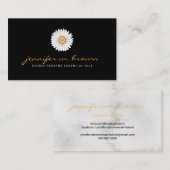 Daisy Aquarelltherapie Visitenkarte (Vorne/Hinten)