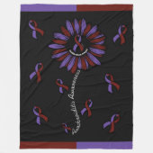 Daisy... Arachnoiditis Fleece Blanket (Vorderseite)