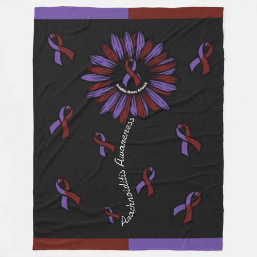 Daisy... Arachnoiditis Fleece Blanket (Vorderseite)