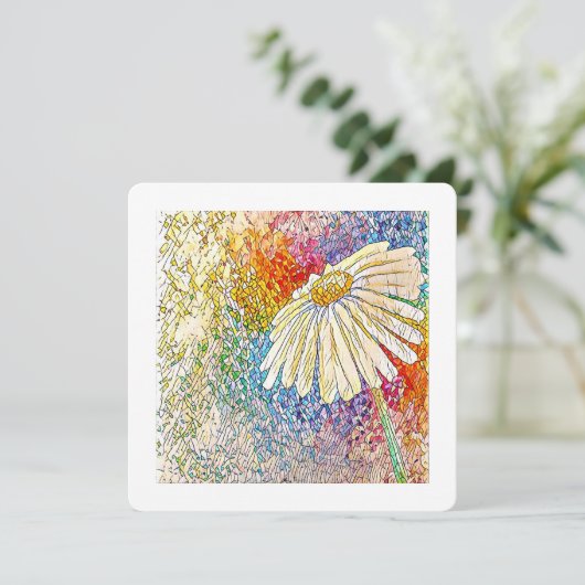 Daisy Art Cards (Stehend Vorderseite)