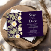 Daisy Art Nouveau Wedding Save The Date
