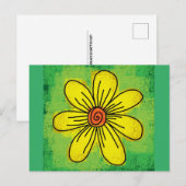 DAISY ART POSTCARD POSTKARTE (Vorne/Hinten)