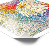 Daisy Art Print Fotodruck (Ecke)