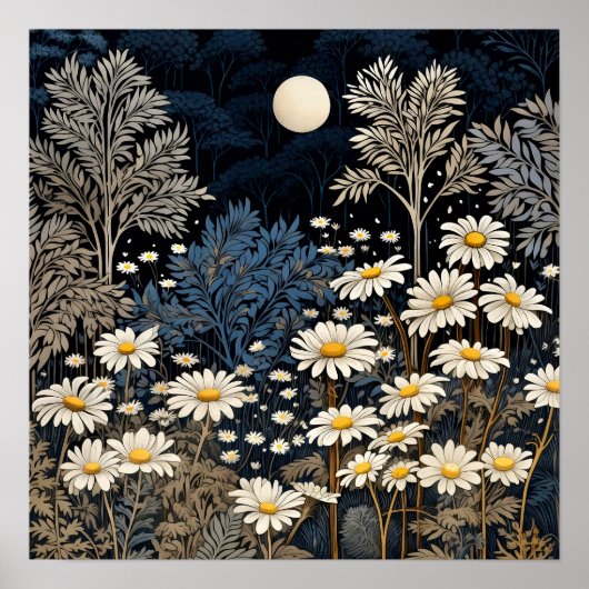 Daisy Art Print Poster (Vorne)