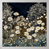 Daisy Art Print Poster (Vorne)