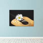 Daisy auf Gitarre Leinwanddruck (Insitu (Holzboden))