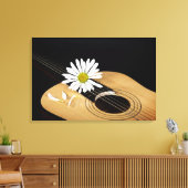 Daisy auf Gitarre Leinwanddruck (Insitu (Wohnzimmer))