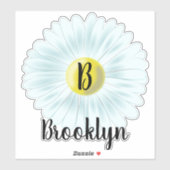 Daisy Aufkleber (Blatt)