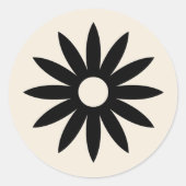 Daisy Aufkleber! Runder Aufkleber (Vorderseite)