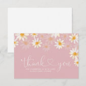 Daisy Baby Dusche Danke Karte (Vorne/Hinten)