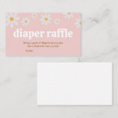 Daisy Baby Duwer Diaper Raffle Visitenkarte (Vorne/Hinten)
