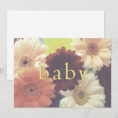 Daisy Baby-Einladung oder Geburtsankündigung Einladung (Vorne/Hinten)
