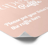 Daisy Baby in bloom Boho Girl Baby Duschdieger Poster (Ecke)