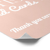 Daisy Baby in bloom Boho Girl Baby Duschgeschenk Poster (Ecke)