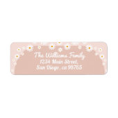 Daisy Baby in bloom Boho Girl Baby Shower (Vorne)