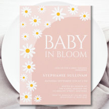 Daisy Baby in Bloom Boho Girl Babydusche