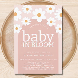 Daisy Baby in Bloom Girl Baby Shower Einladung
