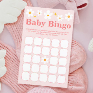Daisy Baby in Bloom Spring Baby Dusche Bingo Spiel