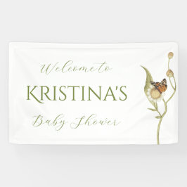Daisy Baby in Bloom Wildblume Baby Shower Banner