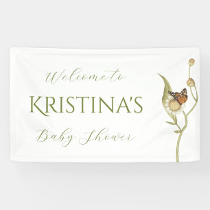 Daisy Baby in Bloom Wildblume Baby Shower Banner