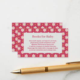 Daisy-Baby-Party-Buch-Anfrage Begleitkarte