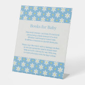 Daisy-Baby-Party-Buchwunsch Sockelschild (Vorderseite)