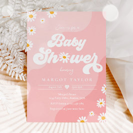 Daisy Baby Shower Boho Hippy Vibes Baby Shower Einladung