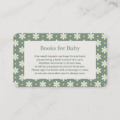 Daisy Baby Shower Book Request Begleitkarte (Vorderseite)