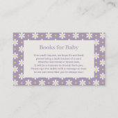Daisy Baby Shower Book Request Begleitkarte (Vorderseite)