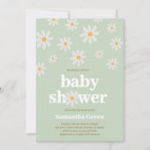 Daisy Baby Shower Einladung (Vorderseite)