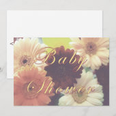 Daisy Baby Shower Einladung (Vorne/Hinten)