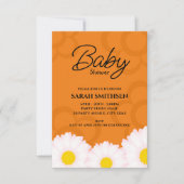 Daisy Baby Shower Einladung (Vorderseite)