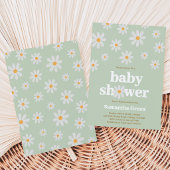 Daisy Baby Shower Einladung