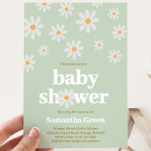 Daisy Baby Shower Einladung