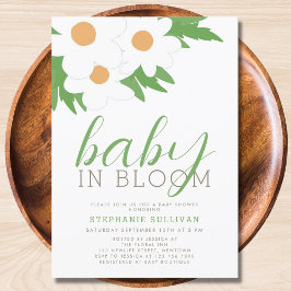Daisy Baby Shower Einladung